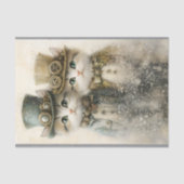 Twee Schattigee Victoriaans Steampunk Kittens CA3  Tissuepapier (Voorkant)