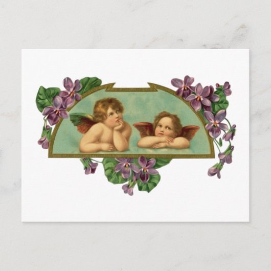 Twee schilderijen van Angels Briefkaart (Voorkant)