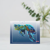 Twee schildpadden briefkaart (Staand voorkant)