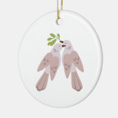 Twee schildpadden keramisch ornament (Links)