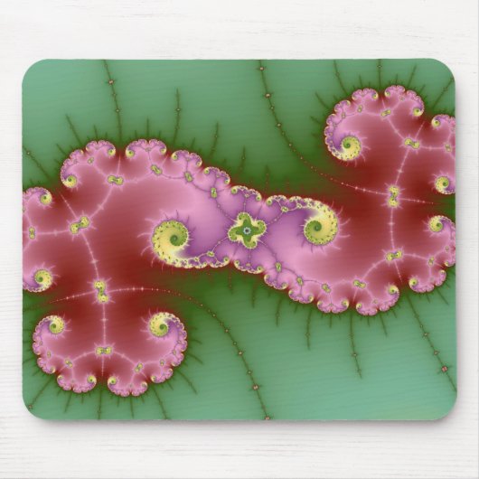 Twee schoenen - Fractal Mousepad Muismat (Voorkant)