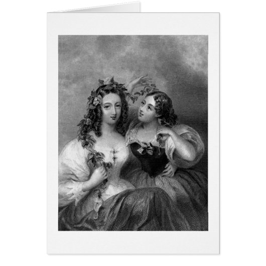 Twee  schoonheden, (Voorkant)