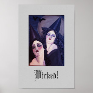 Twee schopte heks poster