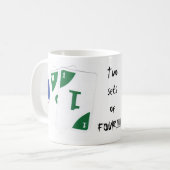Twee sets van vier! koffiemok (Voorkant links)