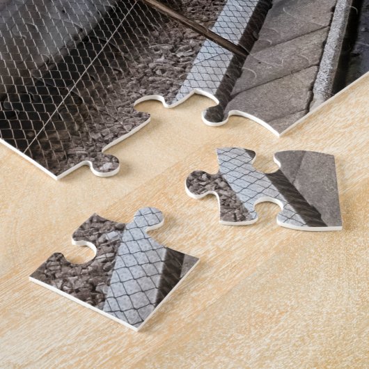 Twee Shinkansen op het Tokyo-station Legpuzzel (Zijkant)