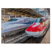 Twee Shinkansen op het Tokyo-station Snijplank (Voorkant)