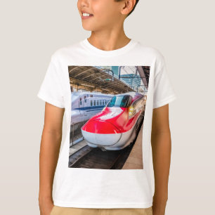 Twee Shinkansen op het Tokyo-station T-shirt