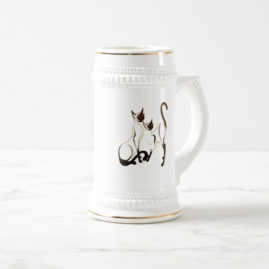 Twee Siamese Mokken (Voorkant rechts)