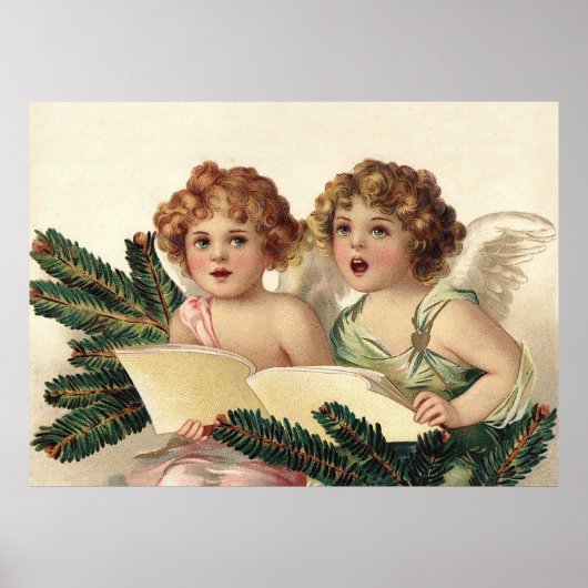 Twee Singing Angels Poster (Voorkant)