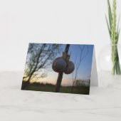 Twee slakken op een stoomkaart kaart (Voorkant)