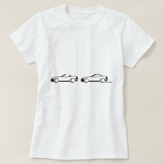 Twee SLK's T-shirt (Design voorkant)