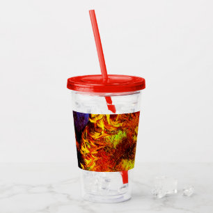 Twee sneeuwbloemen Van Gogh Acryl Drinkbeker