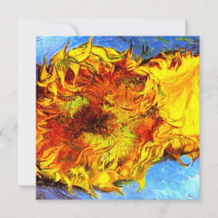 Twee sneeuwbloemen Van Gogh Kaart