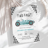 Twee snelle 2 nieuwsgierige racewagens van de twee kaart