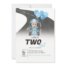 Twee snelle blauwe raceauto aangepaste foto 2e ver