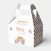 TWEE snelle Monster Truck Verjaardag Favor Box Bedankdoosjes (Achterkant)