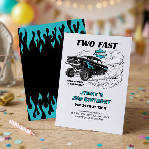 Twee snelle raceauto 🏁 Gasser 2e verjaardag Kaart
