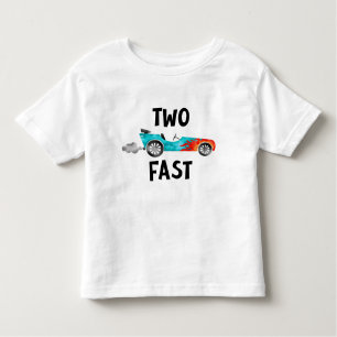 TWEE snelle racewagen die twee draait Kinder Shirts