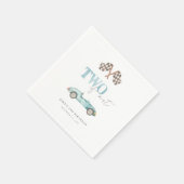 TWEE SNELLE Retro Race Auto Servet (Hoek)