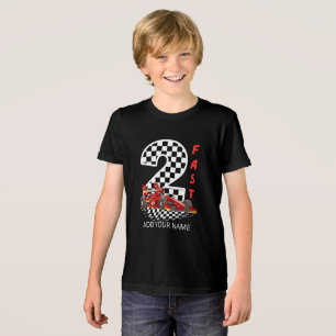 Twee snelle tweede verjaardag Tri-Blend shirt
