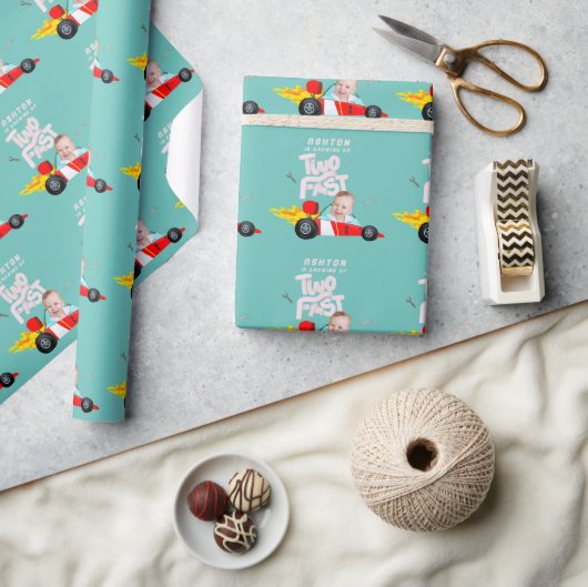 Twee snelle verjaardagsfeestjes cadeaupapier (Crafts)