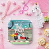 Twee snelle verjaardagsfeestjes papieren bordje (Feest)