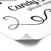 Twee Snoep Bar Buffet Weddenschap Foto Afdruk (Hoek)