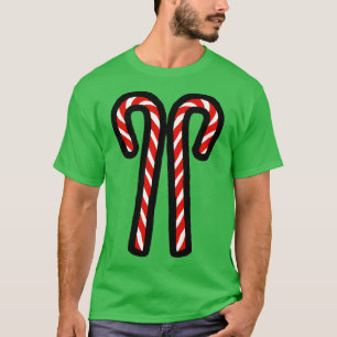 Twee snoepjes voor kerstmis t-shirt