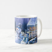 Twee Snowmen Coffee-Mok Koffiemok (Voorkant rechts)