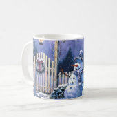 Twee Snowmen Coffee-Mok Koffiemok (Voorkant links)