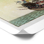 Twee soorten Chinees Junk, illustratie van 'Le C' Poster (Hoek)