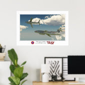 Twee soorten: de Martin XB-51 Poster (Thuiskantoor)