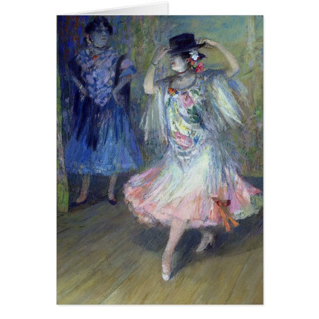 Twee Spaanse dansers, 1852 (Voorkant)