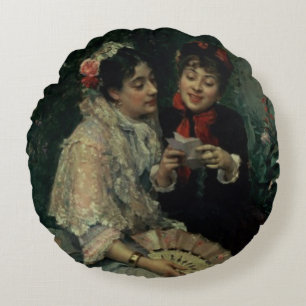 Twee Spaanse vrouwen Rond Kussen