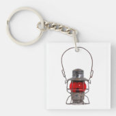 Twee spoorwegen sleutelhanger (Voorkant)