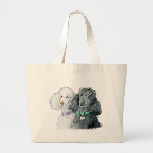 Twee spuitbussen zak grote tote bag (Voorkant)