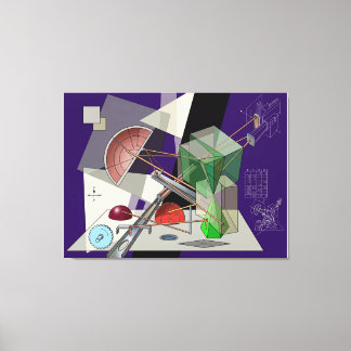 Twee Stappen Terzijde Canvas Afdruk