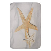 Twee Starfish in de zand Badmat (Voorkant Verticaal)