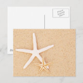 Twee Starfish op een strand Briefkaart (Voorkant / Achterkant)