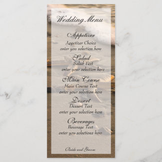 Twee sterren kustkaart menu