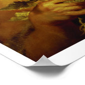 Twee sterren (olie op het paneel) poster (Hoek)