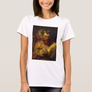 Twee sterren (olie op het paneel) t-shirt