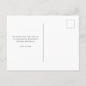 Twee Sweet Donut en Sprinkles Blue 2e verjaardag Uitnodiging Briefkaart (Achterkant)