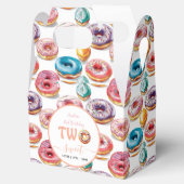 Twee Sweet Donuts 2e verjaardagsfeestje Bedankdoosjes (Geopend)