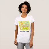 Twee T - shirts - Lemon Drop Martini (Voorkant volledig)