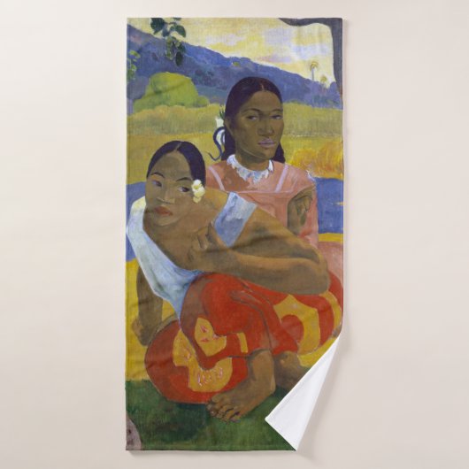 Twee Tahitiaanse vrouwen, Gauguin Badhanddoek (Badhanddoek)