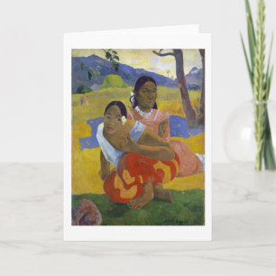 Twee Tahitiaanse vrouwen, Gauguin Kaart
