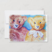 TWEE TEDDY BEDRAAGT 50 JAAR SAMEN RSVP (Achterkant)