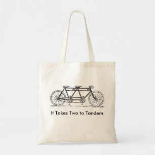Twee tegen Tandem Tote Bag