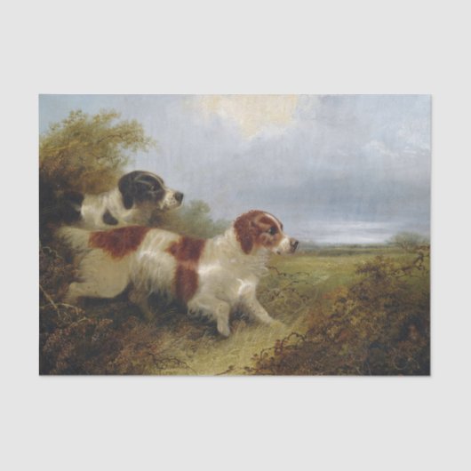 Twee Terriers van Edward Armfield Tissuepapier (Voorkant)